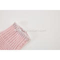 Girl's Knitted Rib Opening Bowknot Mitten Gloves